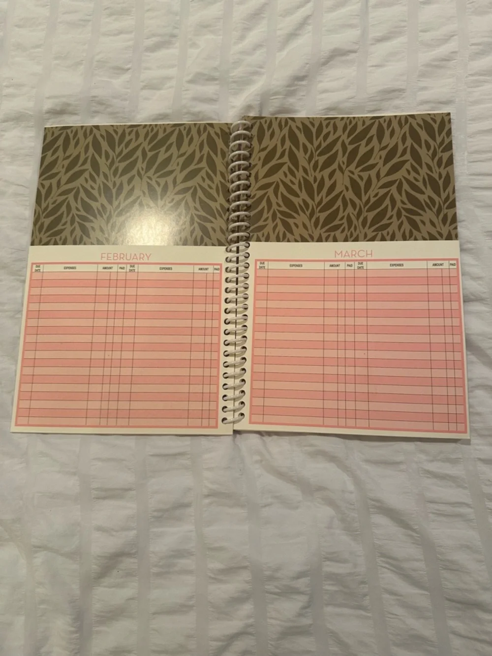 Home Finance & Bill Organizer Budget Planner & 2026 - 2027 two year Calendar